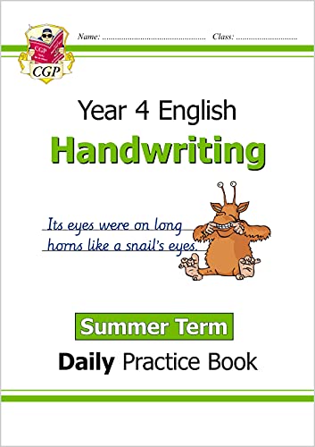 KS2 Handwriting Year 4 Daily Practice Book: Summer Term (CGP Year 4 Daily Workbooks)